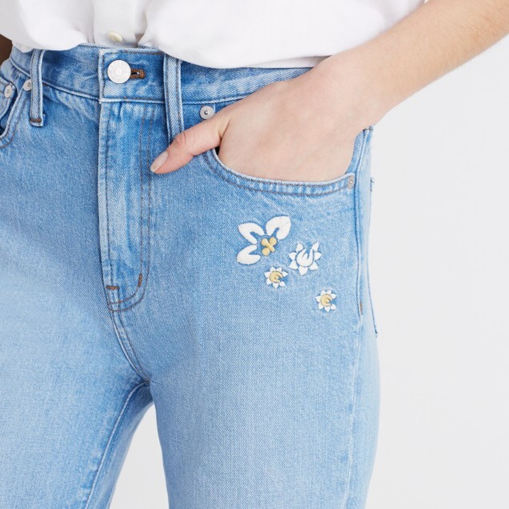 Madewell Perfect Summer Jean Embroidered - Picture 4 of 4